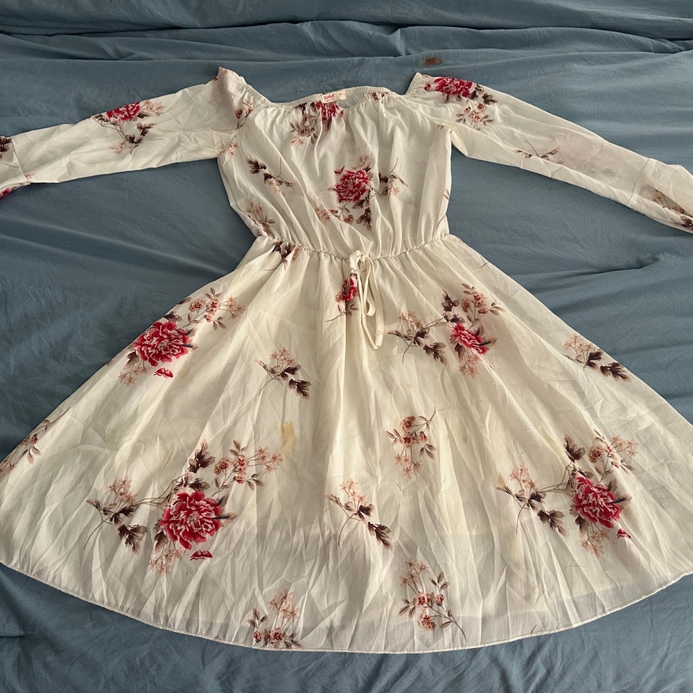 Floral Off-Shoulder Dress